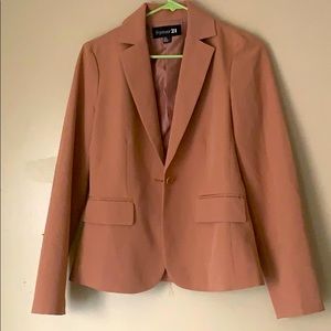 Women’s dark melon blazer